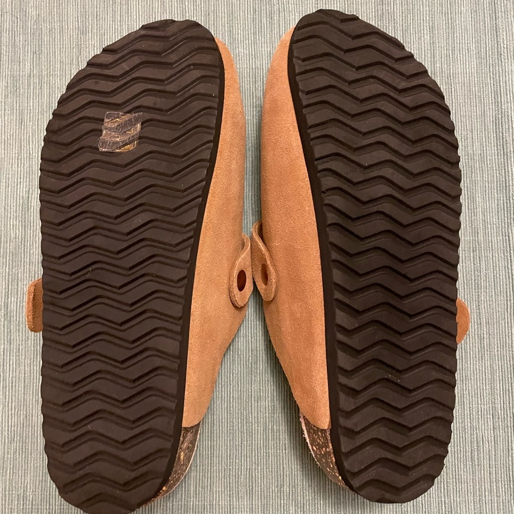 NWOT Quince Tan Suede Mules - Picture 9 of 11